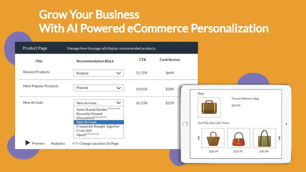 ai powered ecommerce perosnalization