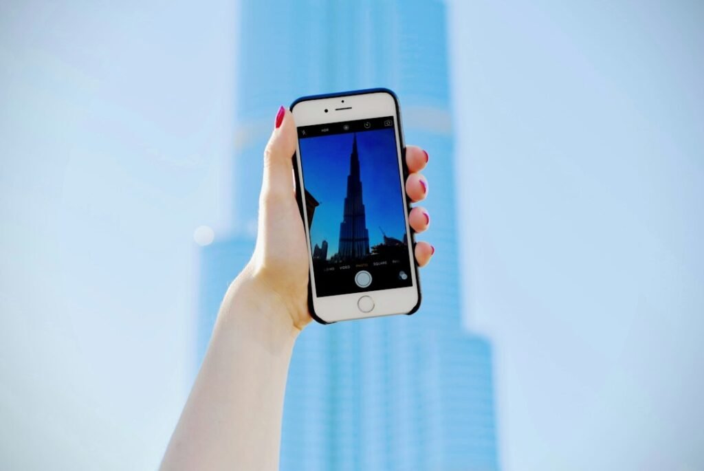 Dubai skyline representing UAE phone numbers and communication